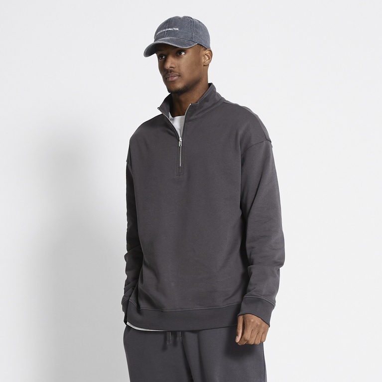 Halb-zip-sweatshirt "Frank"